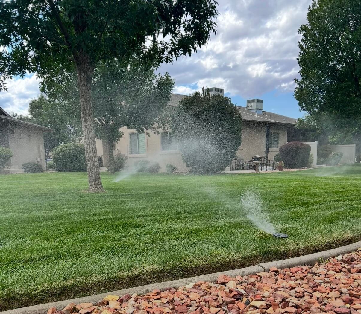 Recent sprinkler coverage project by Outpour Irrigation