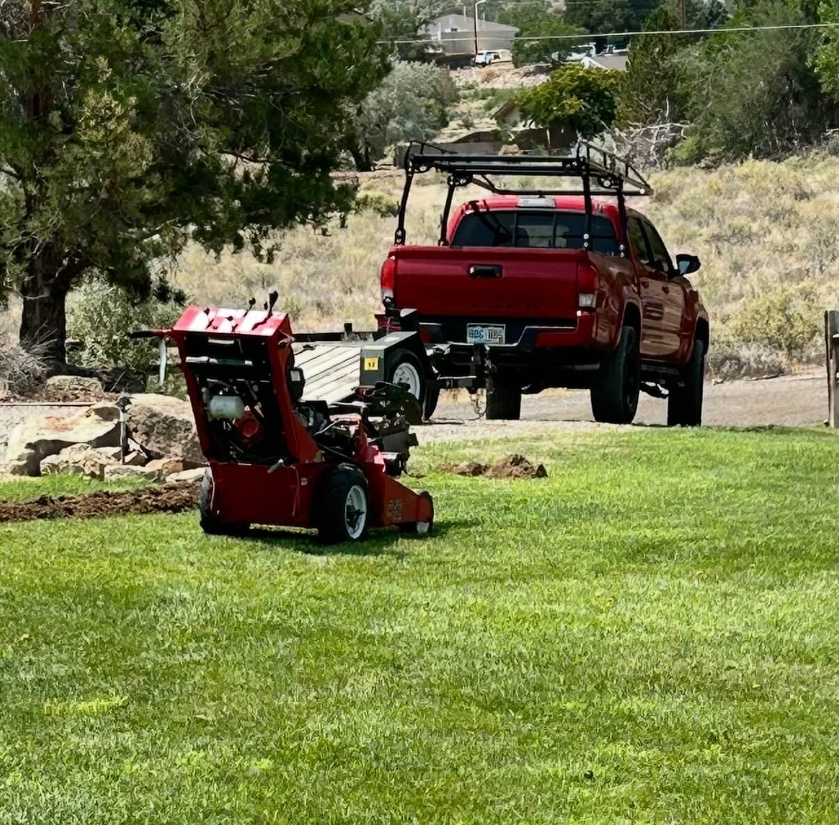 Sprinkler system installation by Outpour Irrigation