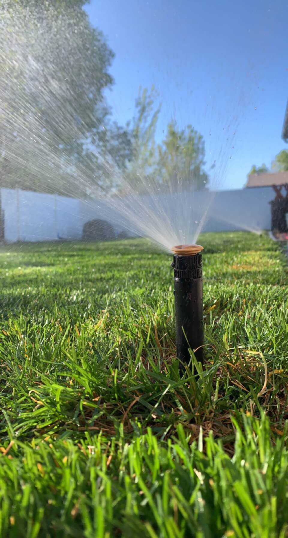 Water-smart sprinkler adjustment by Outpour Irrigation